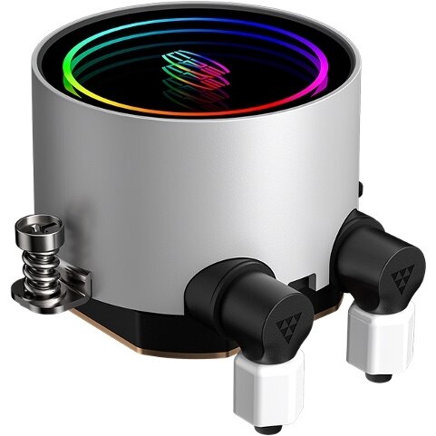 СВО PcCooler DA240 ARGB WH (270W, 240mm, White, Fans 2x120mm, 73.6CFM, -dBA, 1800RPM/ Pump height 55mm, 3000RPM)