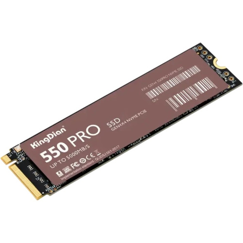 SSD KingDian G48 550Pro (G48-550Pro-NVME-M.2-512GB) 512Gb, M.2 2280, PCI-E 4.0 x4, 5000/2450MBs, NVMe, 300TBW
