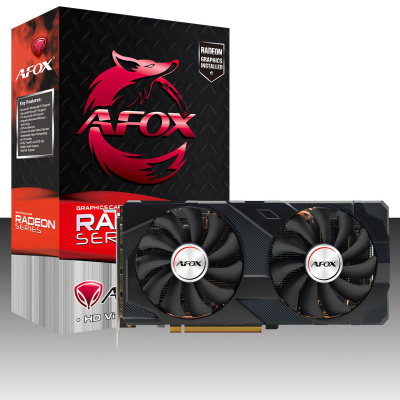 Видеокарта Afox RX5700XT 8GB (AFRX5700XT-8GD6H6-V4) GDDR6 256bit 3xDP HDMI 2Fan RTL