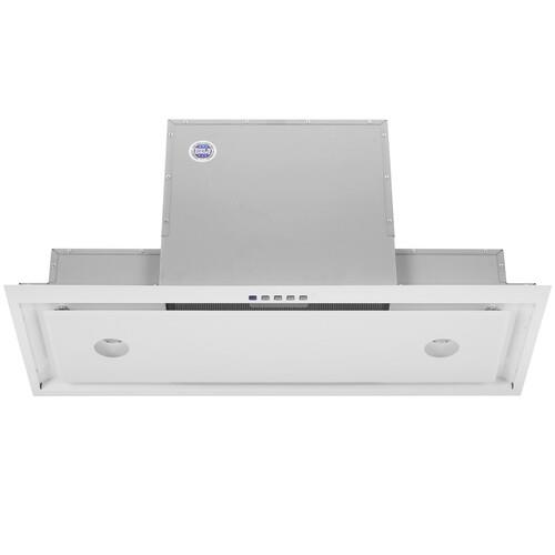 Вытяжка полновстраиваемая Akpo WK-10 Neva glass серебристый/белый