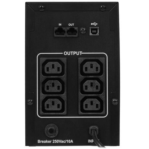 ИБП ExeGate SpecialPro UNB-1000.LED.AVR.C13.RJ.USB