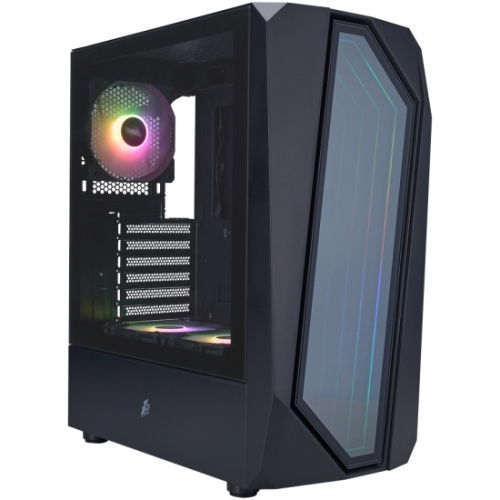 Корпус 1STPLAYER Infinite Space IS6 ARGB Black (IS6-BK-2F7R-1F7) / ATX / 3x120mm ARGB fans