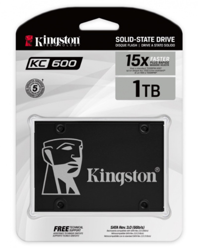 SSD Kingston KC600 1024G (SKC600/1024G) SATA3 2.5" EAN: 740617300116