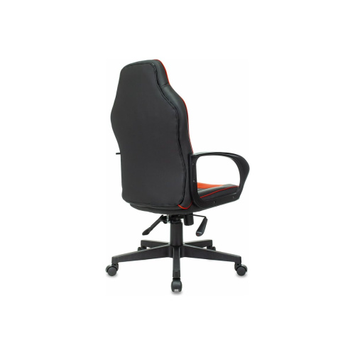 Кресло игровое BRABIX Game GM-017 (532642) экокожа/ткань, черное/красное