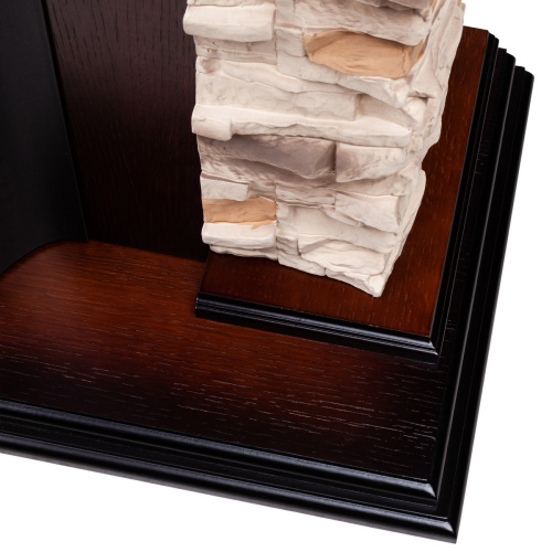 Электрокамин RealFlame Dublin Rock AO античный дуб с очагом Fobos Lux Black