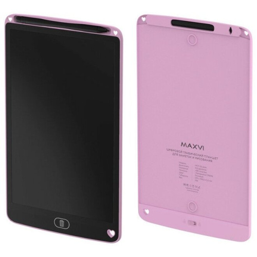 Графический планшет MAXVI MGT-02 pink