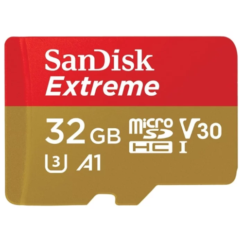 Карта памяти SanDisk (SDSQXAF-032G-GN6MN) 32GB microSDXC Class 10 UHS-I A1 C10 V30 U3 Extreme 100MB/s