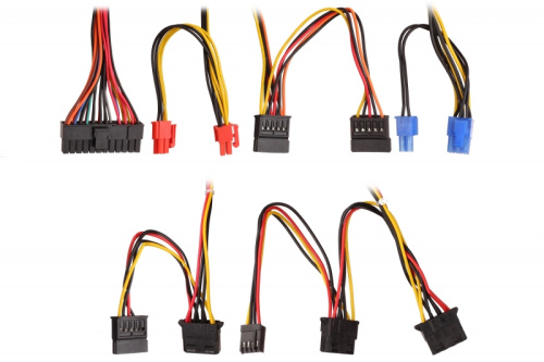 Блок питания Exegate EX221636RUS 400NPXE(+PFC), ATX, black, 12cm fan, 6/8pin PCI-E, 3xSATA/ 2xIDE, 1xFDD