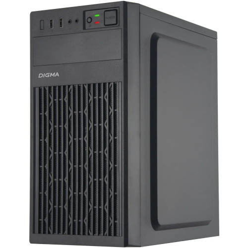 Корпус Digma DCC-MN302 черный без БП mATX 1x80mm 2x120mm 1xUSB2.0 1xUSB3.0 audio