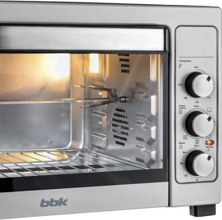 Мини-печь BBK OE3884MC серебристый