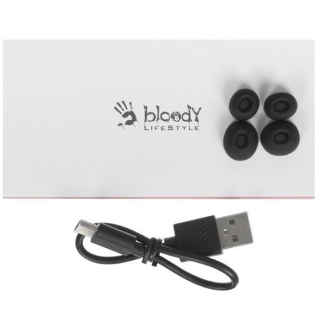 Наушники TWS A4Tech Bloody M30 черный