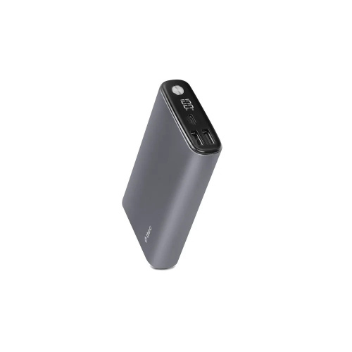 Внешний аккумулятор TTEC 2BB216UG ReCharger Pro LCD 15.000mAh PD 65W 2*USB-A/USB-C Powerbank Space Gray