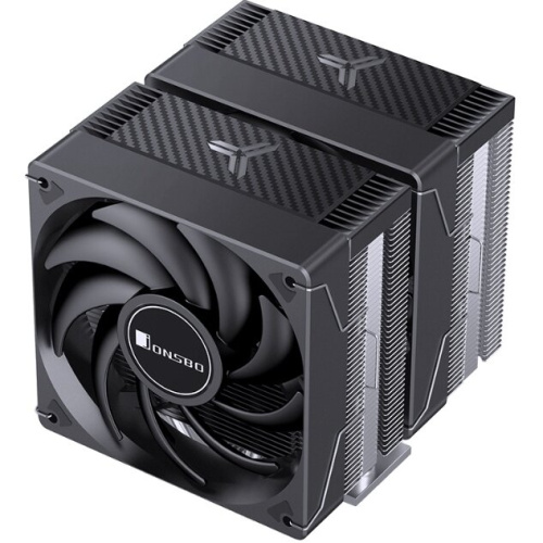 Кулер JONSBO CR-3000E LGA1700/1200/115X/AM5/AM4 (TDP 260W, PWM, 2 x 120mm Black Fan, 7 тепловых трубок, 4-pin) Retail