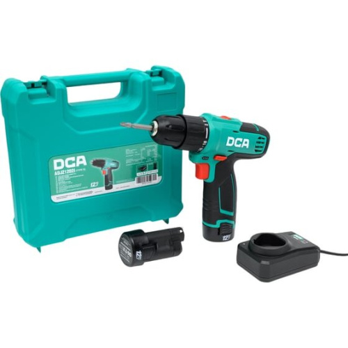 Дрель-шуруповерт DCA ADJZ1202i (Type E) 2АКБ+ЗУ