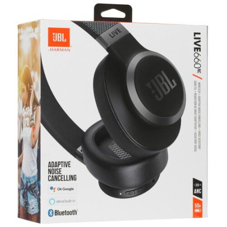 Беспроводные/проводные наушники JBL LIVE 660NC черный