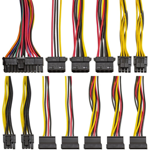 Блок питания Exegate UN800 EX292179RUS 800W (ATX, 12cm fan, 24pin, 2x(4+4)pin, PCIe, 3xSATA, 2xIDE)