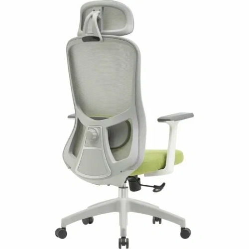 Кресло Cactus CS-GMC515-GYGN серый сиденье салатовый