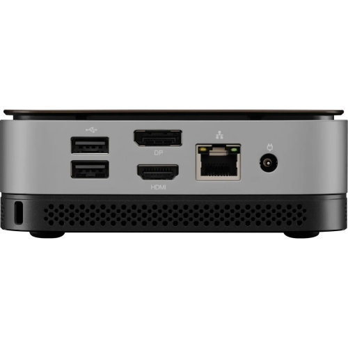 Неттоп OSIO BaseLine B51i-008 Intel Core i3 1215U, DDR4 8ГБ, 256ГБ(SSD), Intel UHD Graphics, Windows 11 Pro, коричневый и серебристый