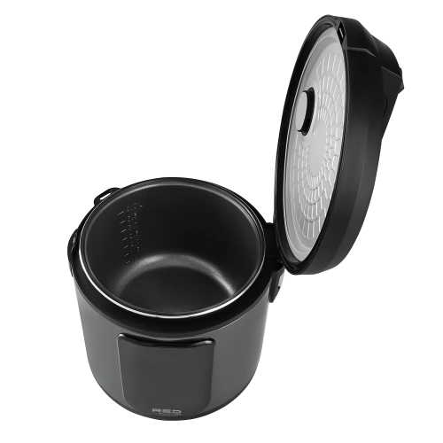 Мультиварка Red Solution M4100 5л черный/стальной