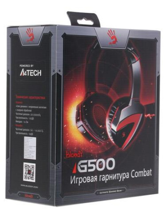 Проводные наушники A4Tech Bloody G500 черный