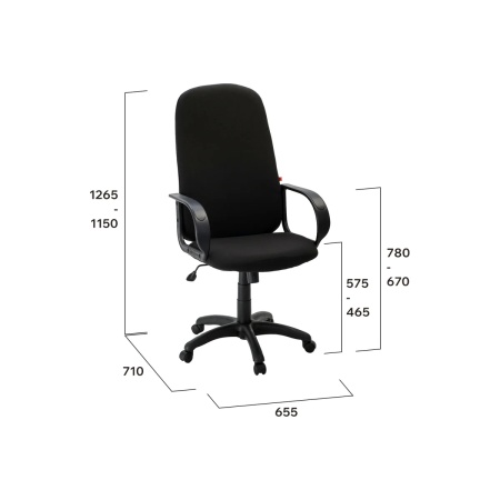 Кресло Фабрикант Биг 4610018461326 ткань черный