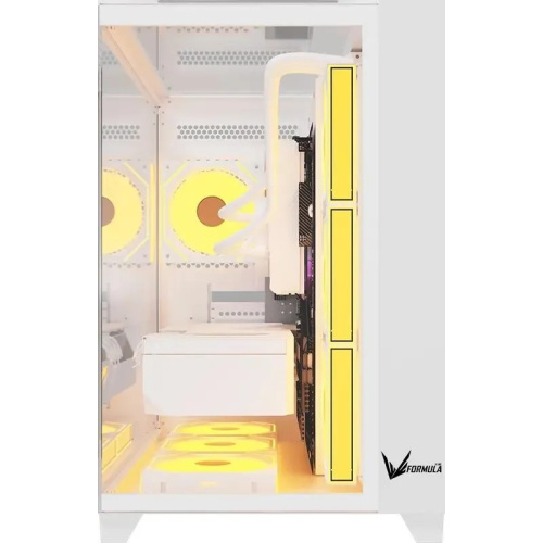 Корпус Formula Crystal Z9 (crystal z9 w), Midi-Tower, ATX, без БП, белый