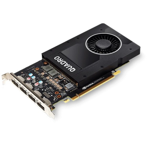 Видеокарта PNY Nvidia Quadro P2000 (VCQP2000-SB) 5GB GDDR5 160-bit 16nm (HDCP)/DisplayPort*4 to DVI-D (SL) adapter TDP 75W Retail