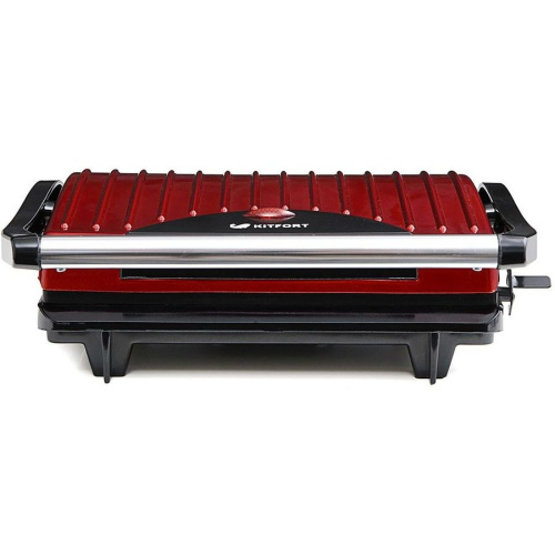 Сэндвичница Kitfort KT-1609 Panini Maker красный/черный