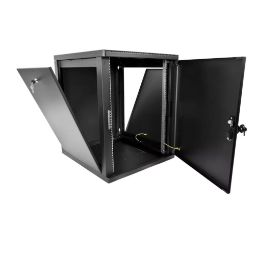 Шкаф коммутационный ЦМО ШРН-М-15.500.1-9005 настенный 15U 600x520мм черный