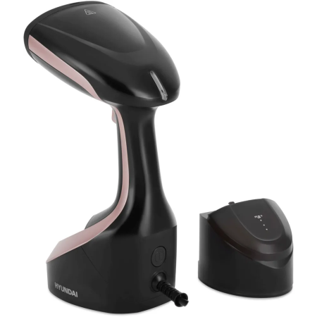 Отпариватель ручной Hyundai H-HS02127 черный/розовый