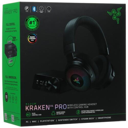 Беспроводные наушники Razer Kraken V4 Pro черный