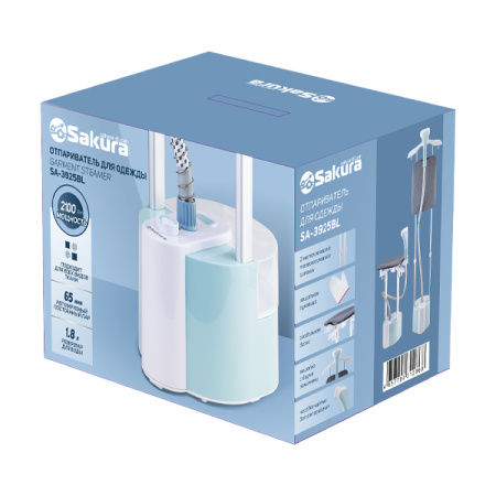 Отпариватель Sakura SA-3925BL бел/голуб
