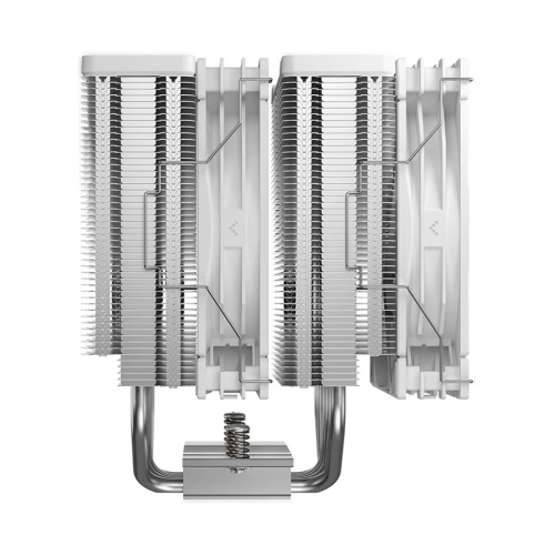 Кулер DEEPCOOL AG620 G2 WH LGA1954/1851/1700/AM5/AM4 (TDP 270W, PWM, Dual Black Fan 120mm, 6 тепл. трубок, белый) Ret