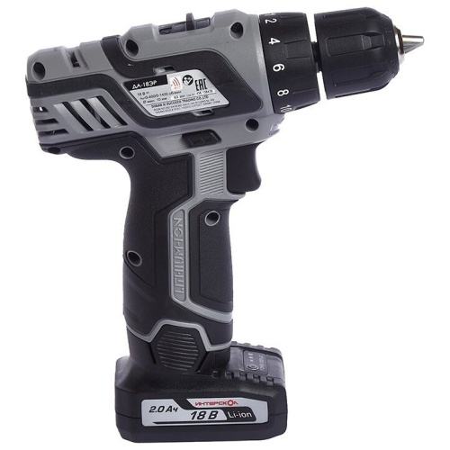 Дрель-шуруповерт ИНТЕРСКОЛ ДА-18ЭР (436.2.2.20)