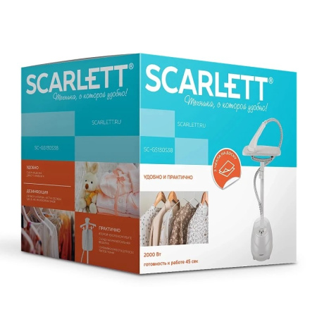 Отпариватель напольный Scarlett SC-GS130S38 белый