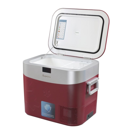 Холодильник автомобильный Бирюса НС-22P3 бордовый