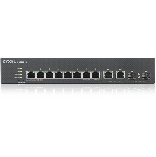 Коммутатор Zyxel NebulaFlex Pro GS2220-10 (GS2220-10-EU0101F) 10G управляемый
