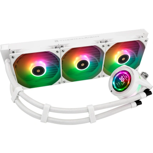 СВО Thermalright Core Vision 360 White ARGB / 3x120mm ARGB PWM Fans / TRCV360AW