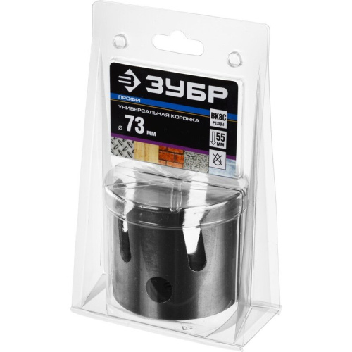 Коронка Зубр 29514-73, универсальное, 73мм