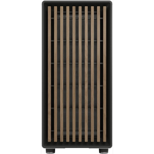 Корпус Fractal Design North TG Clear Tint (FD-C-NOR1C-04), без БП, Midi-Tower, 2x140mm, 2xUSB-A 3.2 + 1xUSB Type-C ATX, mITX Wood pan