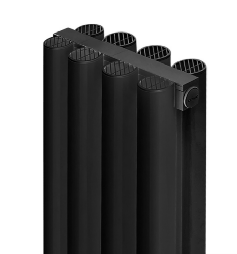 Алюминиевый радиатор отопления Stout SRA-3120-20000704 Anteprima 2000 4 секции черный