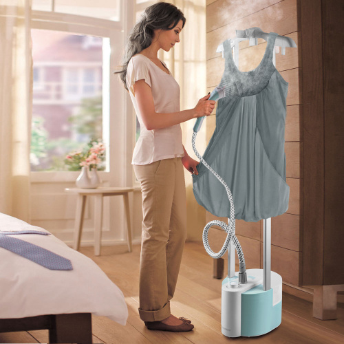 Отпариватель напольный ENDEVER Odyssey Q-14, зеленый-белый