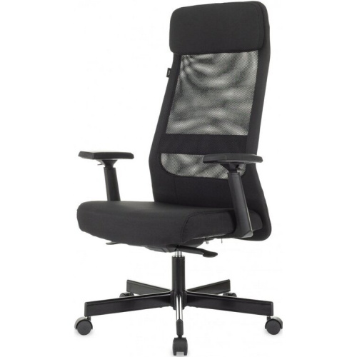 Кресло Бюрократ T-995/Neo-Black черный TW-01 сетка/ткань крестов. металл черный