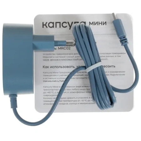 Умная колонка VK Капсула Мини MRC02BL Синий