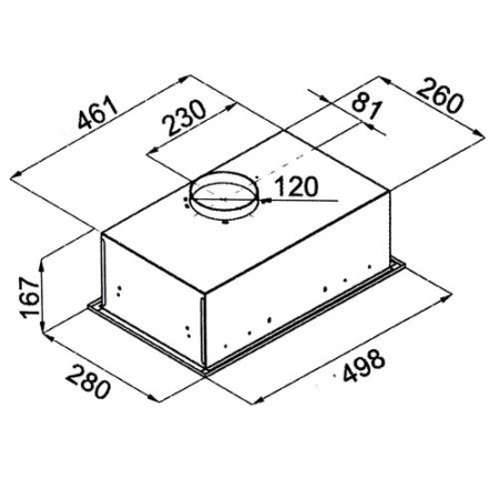 Вытяжка полновстраиваемая MAUNFELD CROSBY SINGL 5028 белый