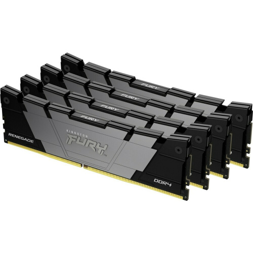 ОЗУ Kingston Fury Renegade Black KF432C16RB12K4/64 64GB3200MT/s DDR4 CL16DIMM (Kit of4)1Gx8