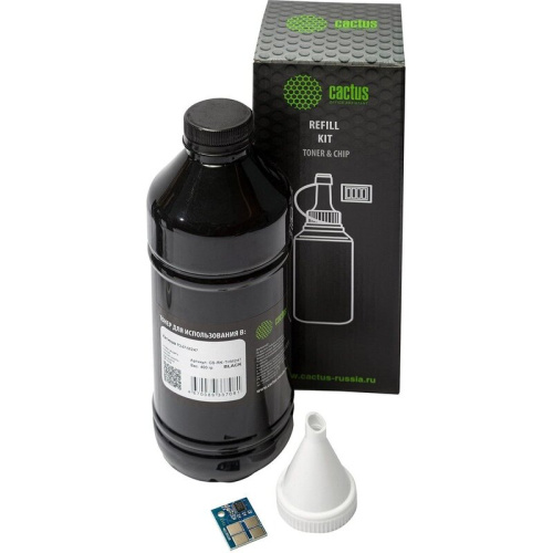 Тонер Cactus CS-RK-THМ247 черный флакон 400гр для принтера Катюша Р247/М247