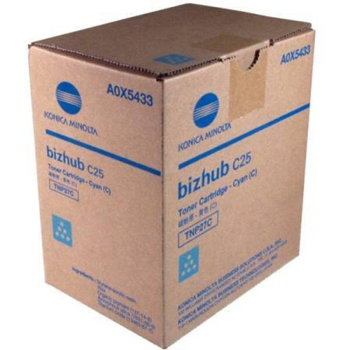 Тонер Konica-Minolta bizhub (A0X5453) C25 синий TNP-27C