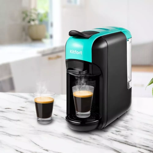 Кофеварка Капсульная Kitfort Кт-7105-3 Черный