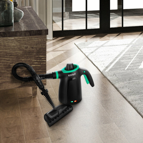 Пароочиститель KITFORT КТ-9170-2 черно-зеленый